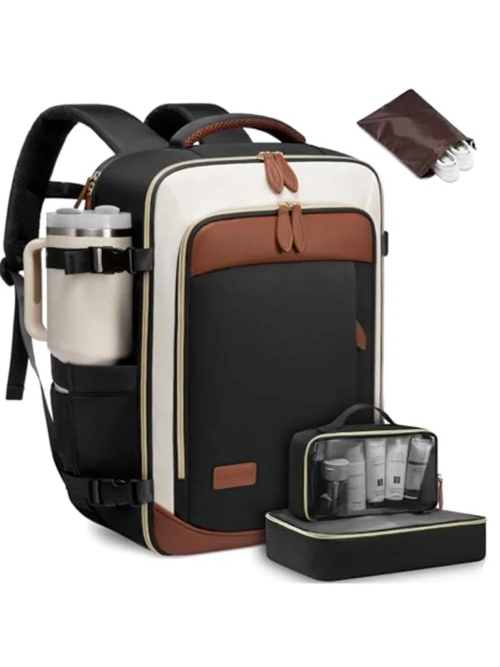 Carry On Travel Backpack Personal Item TSA Approved Laptop Packing Cubes Women